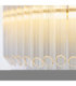 Montpellier Pendant Light Brushed Aged Brass Clear Ribbed Glass-7