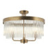 Clermont Ceiling Light Antique Brass Clear Glass-1