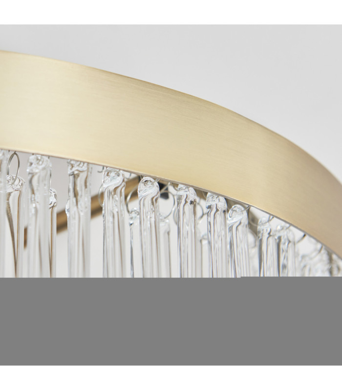 Clermont Ceiling Light Antique Brass Clear Glass-7