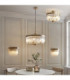 Clermont Ceiling Light Antique Brass Clear Glass-8