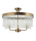 Clermont Ceiling Light Antique Brass Clear Glass-9