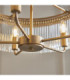 Clermont Pendant Light Antique Brass Clear Glass-5