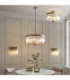 Clermont Pendant Light Antique Brass Clear Glass-7