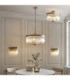 Clermont Wall Lamp Antique Brass Clear Glass-8