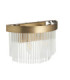 Clermont Wall Lamp Antique Brass Clear Glass-9