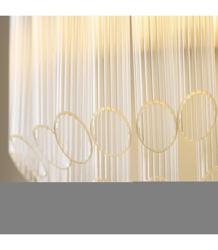 Montpellier Wall Lamp Brushed Aged Brass Clear Ribbed Glass-5