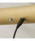 Nantes Rechargeable Picture Light Warm Brass Frosted Pc-7