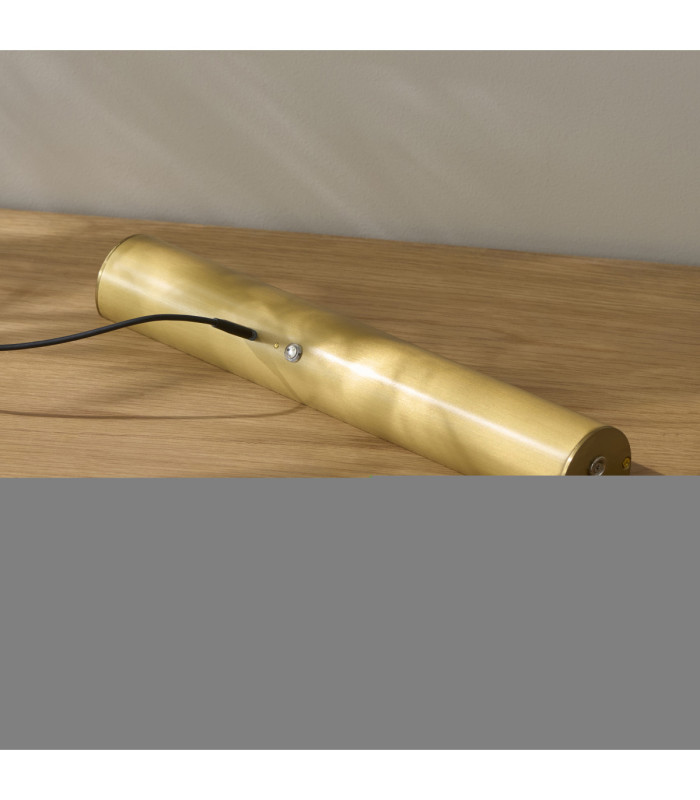Nantes Rechargeable Picture Light Warm Brass Frosted Pc-8
