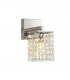 Wall Lamp, 1 x G9, IP44, Polished Chrome, Crystal - 1