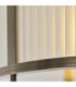 Ridgeton Cylindrical Ceiling Light Antique Brass Frosted Ribbed Glass-7