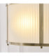 Ridgeton Cylindrical Pendant Light Antique Brass Frosted Ribbed Glass-7