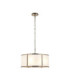 Ridgeton Cylindrical Pendant Light Antique Brass Frosted Ribbed Glass-9
