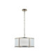 Ridgeton Cylindrical Pendant Light Antique Brass Frosted Ribbed Glass-10