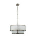 Ridgeton Cylindrical Pendant Light Antique Brass Frosted Ribbed Glass-10