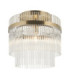 Marietta Ceiling Light Antique Brass Clear Glass-1