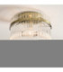 Marietta Ceiling Light Antique Brass Clear Glass-4