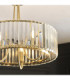 Visconti Ceiling Light Antique Brass Clear Glass-5