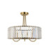 Visconti Ceiling Light Antique Brass Clear Glass-9