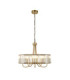 Visconti Pendant Light Antique Brass Clear Glass-1