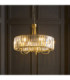 Visconti Pendant Light Antique Brass Clear Glass-4