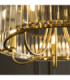 Visconti Pendant Light Antique Brass Clear Glass-6