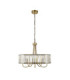 Visconti Pendant Light Antique Brass Clear Glass-9