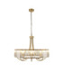 Visconti Pendant Light Antique Brass Clear Glass-1