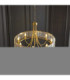 Visconti Pendant Light Antique Brass Clear Glass-3