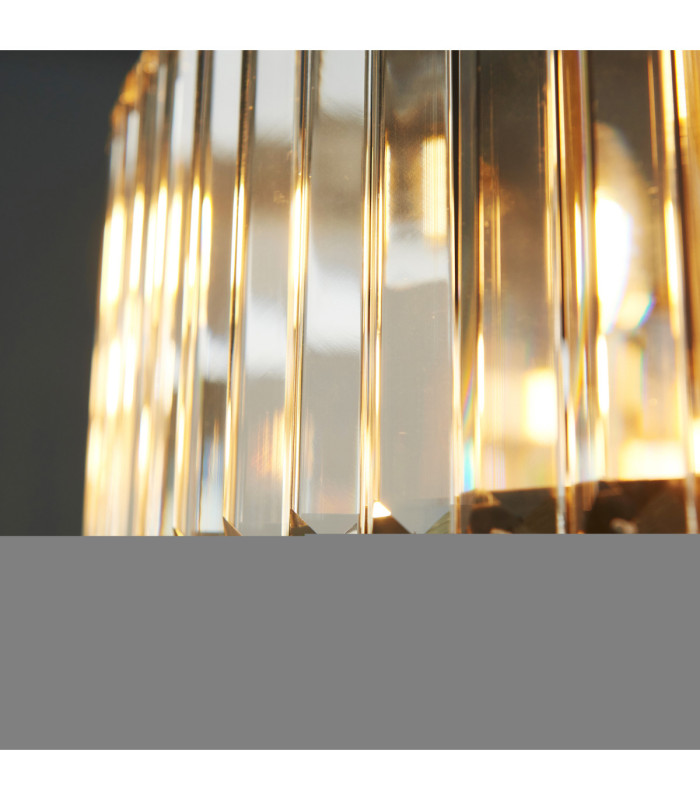 Visconti Pendant Light Antique Brass Clear Glass-5