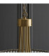 Visconti Pendant Light Antique Brass Clear Glass-6