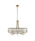Visconti Pendant Light Antique Brass Clear Glass-9