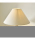 Avebury & Avalon 31cm Table Lamp Antique Brass Natural Faux Linen-5