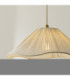 Isabella Dome Pendant Light Brushed Aged Brass Vintage White-5