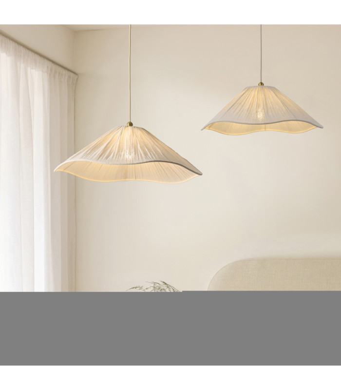 Isabella Dome Pendant Light Brushed Aged Brass Vintage White-8
