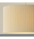 Noah Cylindrical Pendant Light Cream Cotton Brushed Brass-5