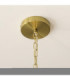 Noah Cylindrical Pendant Light Cream Cotton Brushed Brass-7