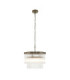 Lucille Pendant Light Antique Brass Clear Glass-1