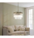 Lucille Pendant Light Antique Brass Clear Glass-2