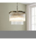 Lucille Pendant Light Antique Brass Clear Glass-4