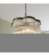 Lucille Pendant Light Antique Brass Clear Glass-5