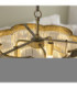 Lucille Pendant Light Antique Brass Clear Glass-6