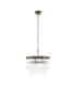Lucille Pendant Light Antique Brass Clear Glass-10