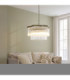 Lucille Pendant Light Antique Brass Clear Glass-2