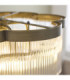 Lucille Pendant Light Antique Brass Clear Glass-5