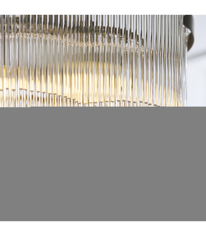 Lucille Pendant Light Antique Brass Clear Glass-7