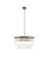 Lucille Pendant Light Antique Brass Clear Glass-9