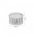 Semi Flush Ceiling Light, 4 x G9, IP44, Polished Chrome, Clear Glass - 2