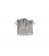 Semi Flush Ceiling Light, 4 x G9, IP44, Polished Chrome, Clear Glass - 3