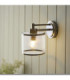 Ridgeton Wall Lamp Antique Brass Clear Ribbed Glass-3
