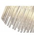 Semi Flush Ceiling Light, 4 x G9, IP44, Polished Chrome, Clear Glass - 6